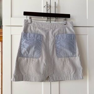 Anthropologie Pilcro Railroad Stripe Skirt